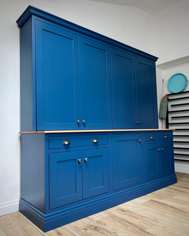 Bifold Bar Dresser with Oak Top