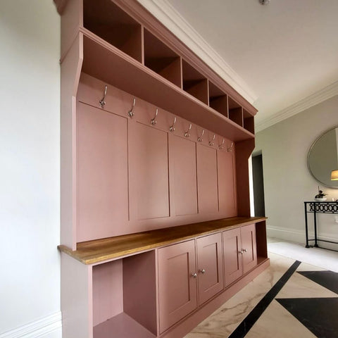 Shaker Boot Room Storage Bench - Extra Storage & Doors
