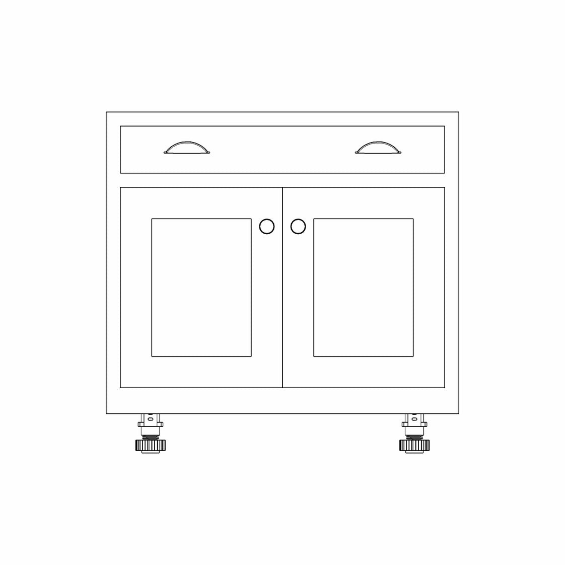 Double Drawerline Base Cabinet