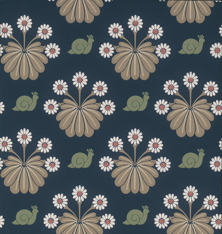 Burges Snail Wallpaper by Little Greene