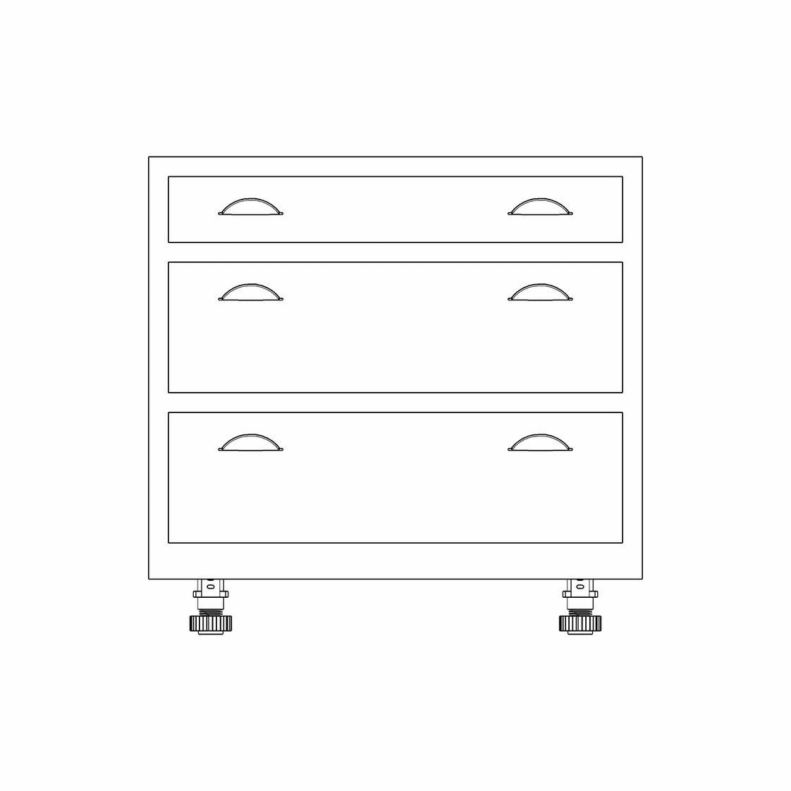 Pan Drawer Set 700mm - 1000mm