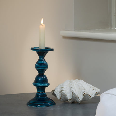 Inigo Candle Stick - Prussian Blue