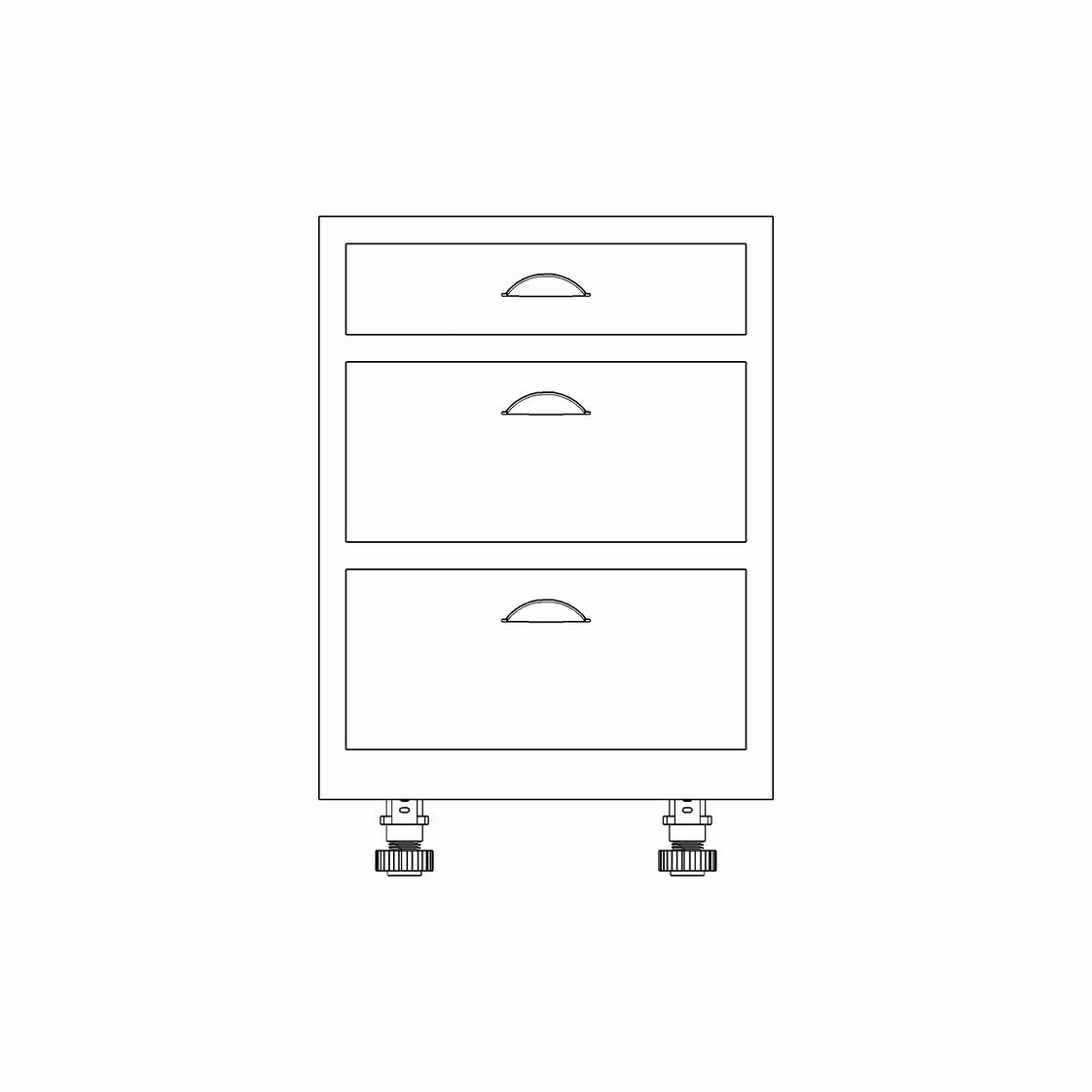 Pan Drawer Set 400mm - 600mm