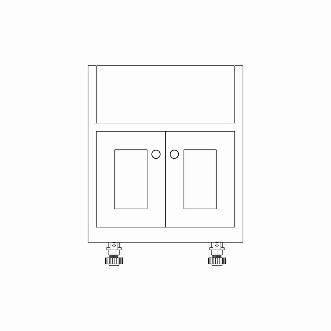 Single Belfast Sink Base Cabinet