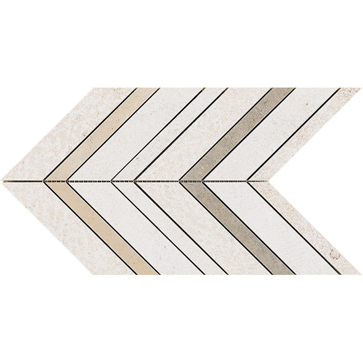 Porcelanosa L'Antic World Amsterdam Chevron Beige