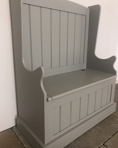 Painted Hallway Monks Bench