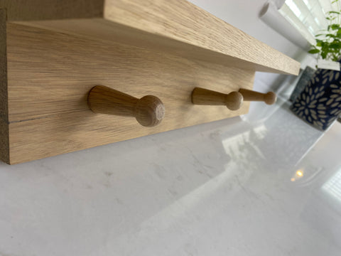 Peg Rail with Shelf