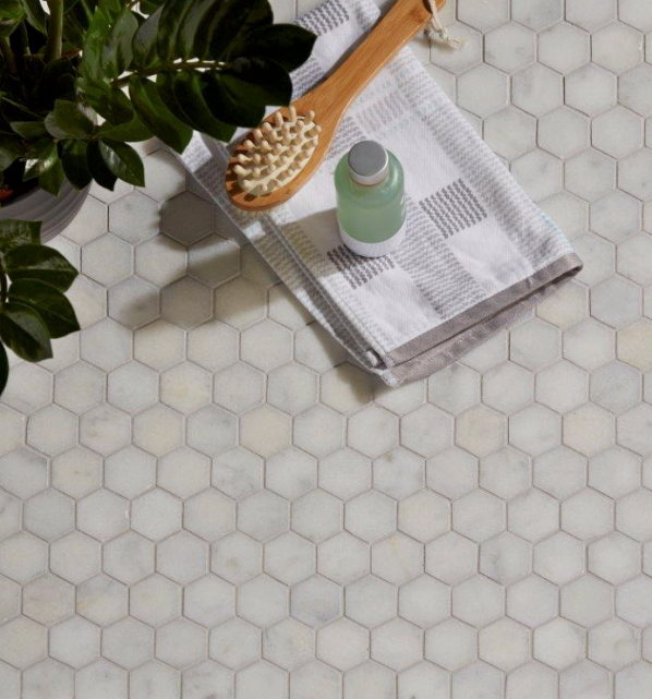 Ca'Pietra Long Island Small Hexagon Mosaic