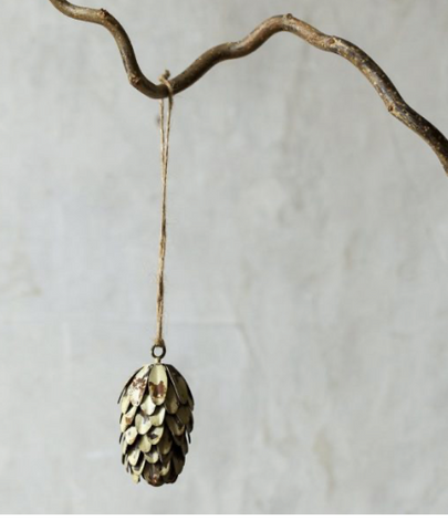 Pinecone Decoration Pistachio 8cm