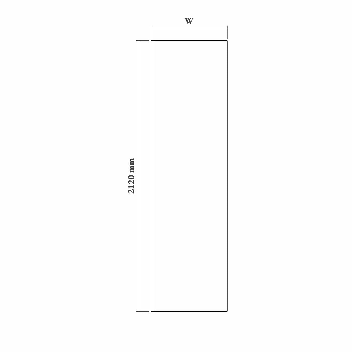36mm Plain Tall End Panel – Ely Farmhouse Furniture