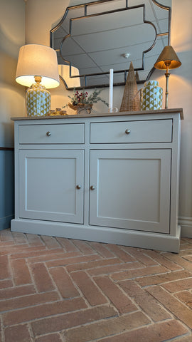 EX DISPLAY Slim Oak Sideboard