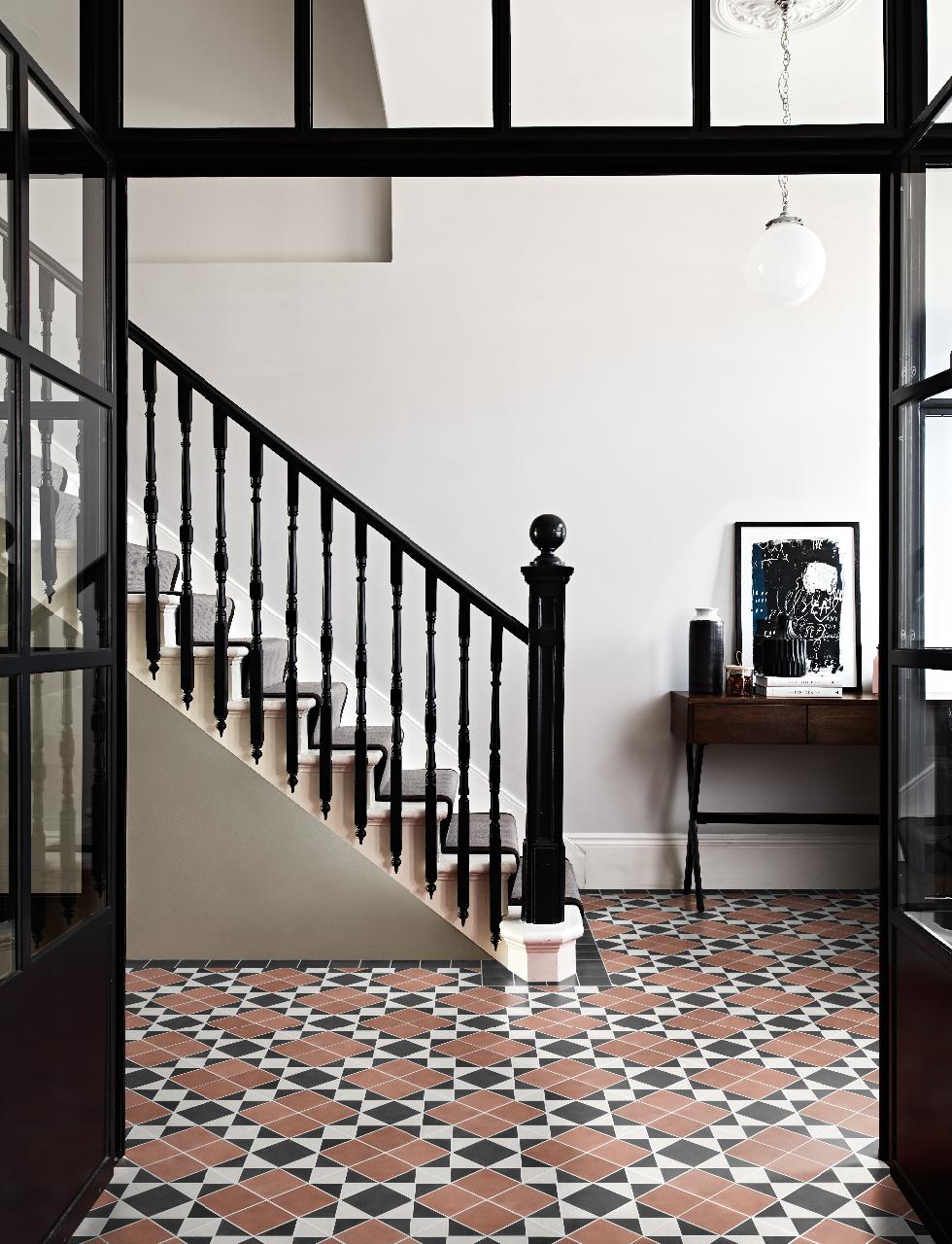 Ca'Pietra Victorian Style™ Porcelain Finchley Pattern Terracotta