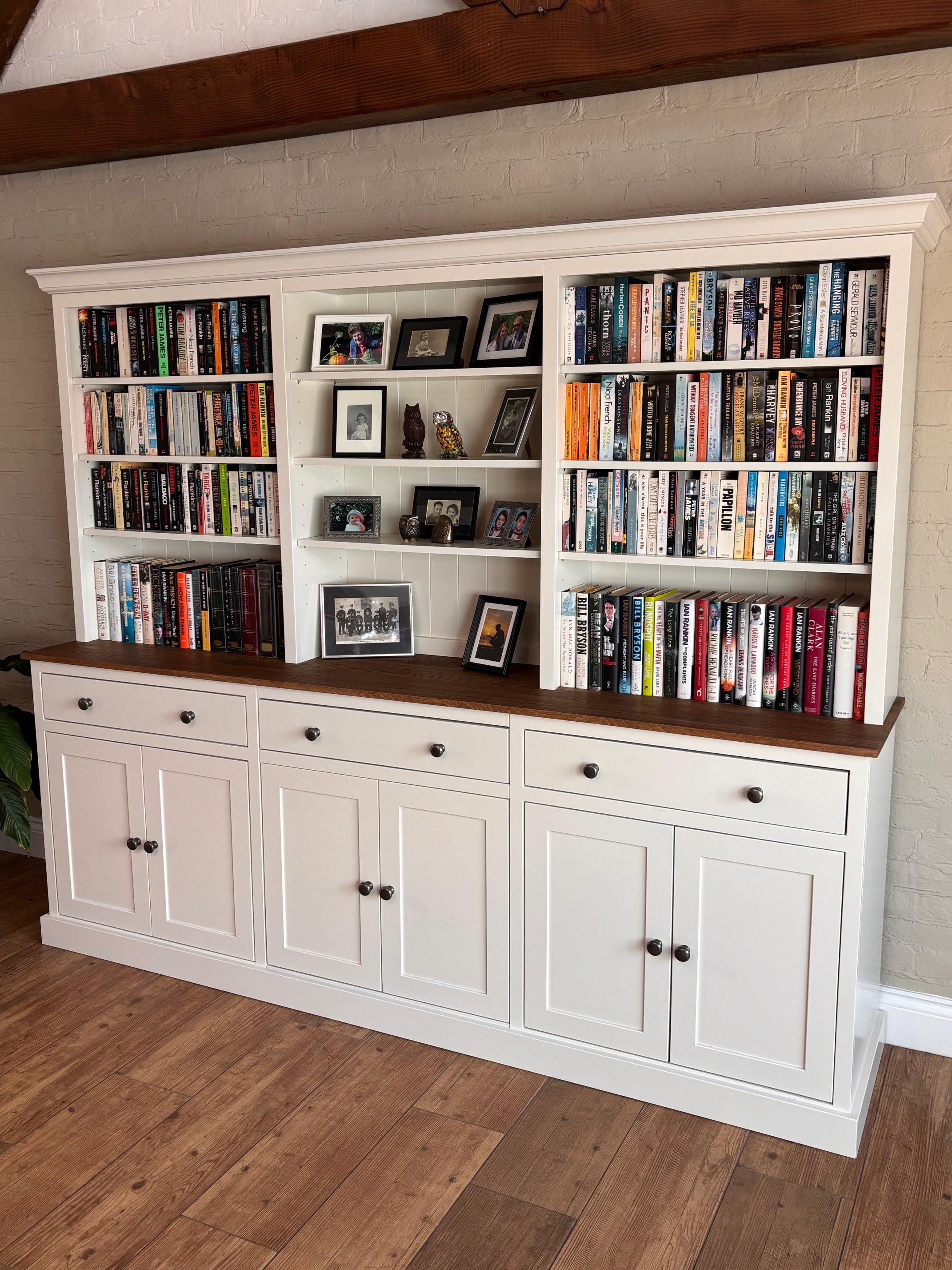 Shaker Bookcase Dresser – Ely Farmhouse Furniture