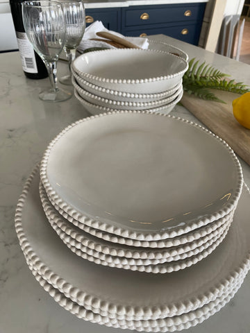 Beaded Dinner Plate (Set of 4) – Ely Farmhouse Furniture