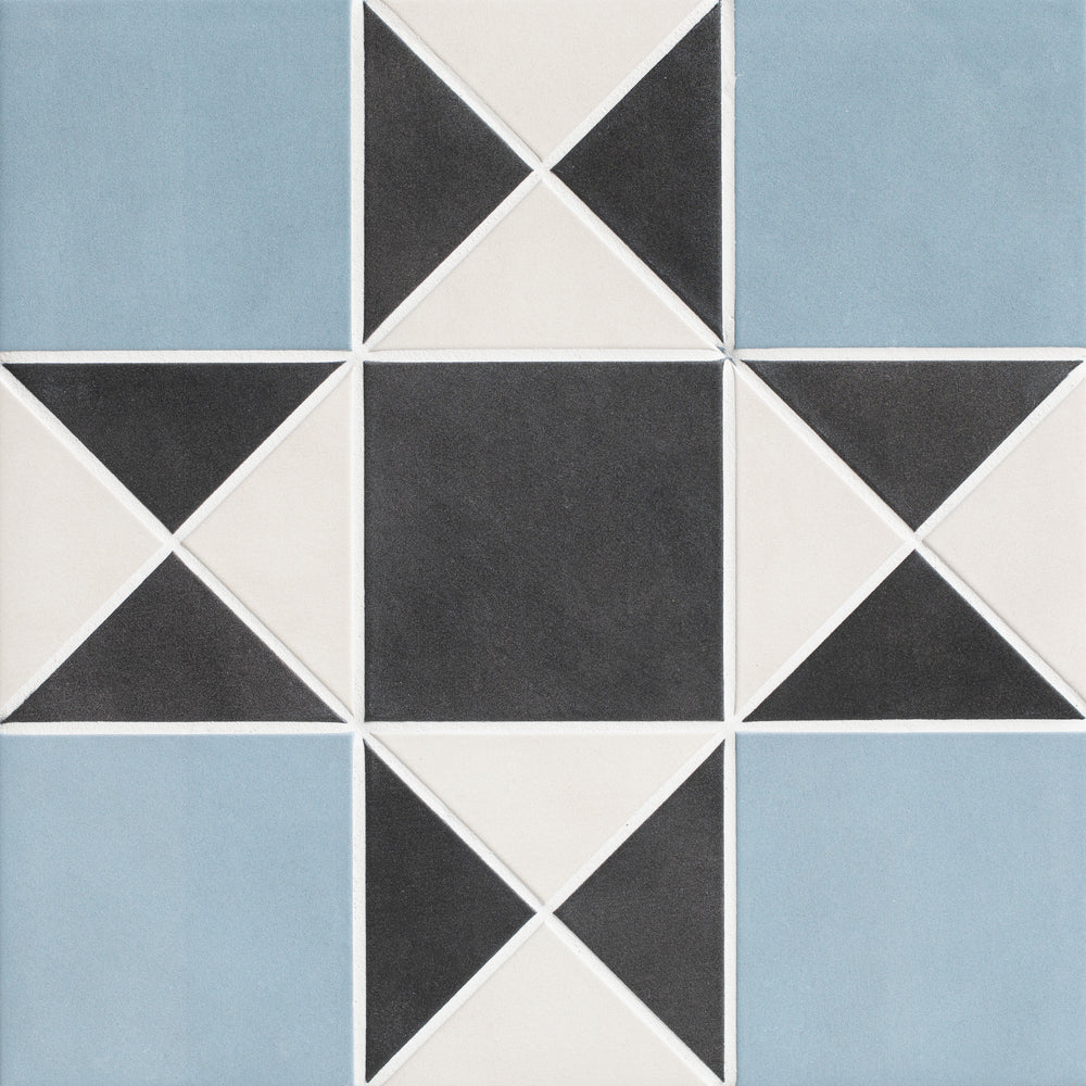 Ca'Pietra Victorian Style™ Porcelain Finchley Pattern Sky Blue