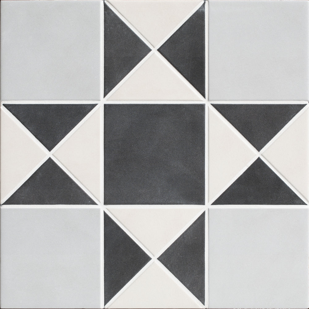Ca'Pietra Victorian Style™ Porcelain Finchley Pattern Soft Grey