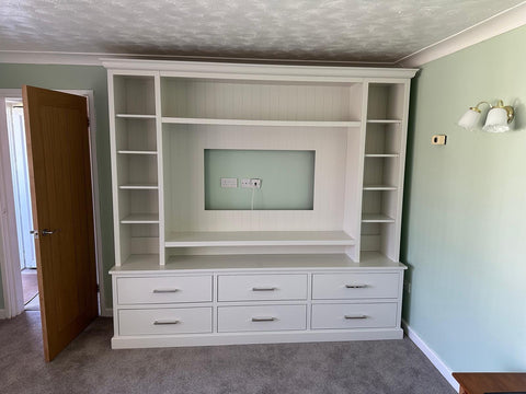 Large TV & Media Storage Unit with Drawers