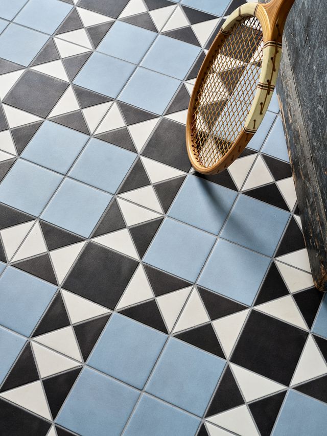 Ca'Pietra Victorian Style™ Porcelain Finchley Pattern Sky Blue
