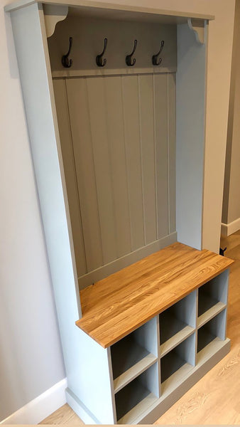 Boot Room Storage Bench – Ely Farmhouse Furniture